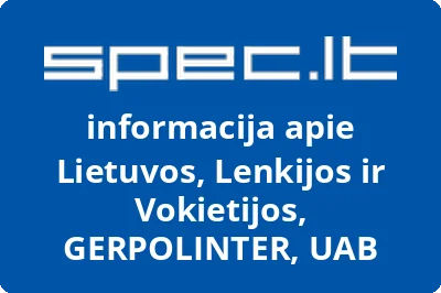 Lietuvos, Lenkijos ir Vokietijos, GERPOLINTER, UAB