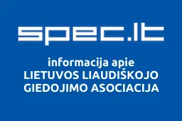 LIETUVOS LIAUDIŠKOJO GIEDOJIMO ASOCIACIJA | spec.lt