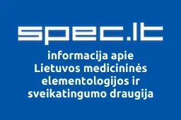 Lietuvos medicininės elementologijos ir sveikatingumo draugija | spec.lt