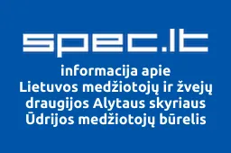 Lietuvos medžiotojų ir žvejų draugijos Alytaus skyriaus Ūdrijos medžiotojų būrelis | spec.lt