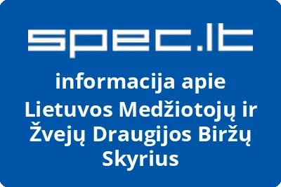 Lietuvos medžiotojų ir žvejų draugijos Biržų skyrius