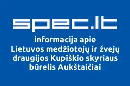 Lietuvos medžiotojų ir žvejų draugijos Kupiškio skyriaus būrelis Aukštaičiai | spec.lt