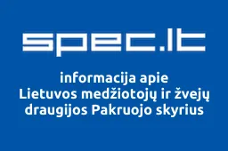 Lietuvos medžiotojų ir žvejų draugijos Pakruojo skyrius | spec.lt