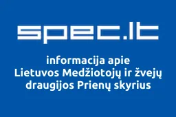 Lietuvos Medžiotojų ir žvejų draugijos Prienų skyrius | spec.lt