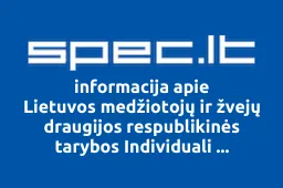 Lietuvos medžiotojų ir žvejų draugijos respublikinės tarybos Individuali žvėrininkystės įmonė Jovaras | spec.lt