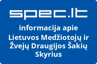 Šakių medžiotojų ir žvejų draugija