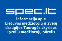 Lietuvos medžiotojų ir žvejų draugijos Tauragės skyriaus Tyrelių medžiotojų būrelis | spec.lt