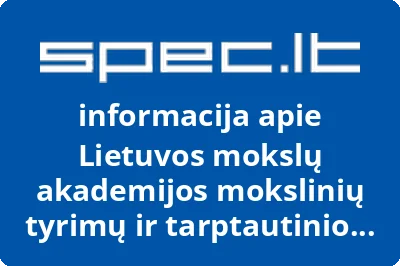 Lietuvos mokslų akademijos mokslinių tyrimų ir tarptautinio bendradarbiavimo labdaros ir paramos fondas