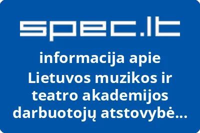 Lietuvos muzikos ir teatro akademijos darbuotojų atstovybė profesinė sąjunga