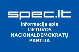 LIETUVOS NACIONALDEMOKRATŲ PARTIJA iliustracija