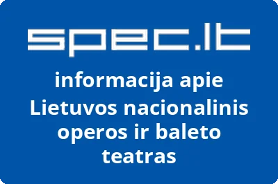 Lietuvos nacionalinis operos ir baleto teatras