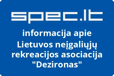Lietuvos neįgaliųjų rekreacijos asociacija Dezironas | spec.lt