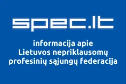 Lietuvos nepriklausomų profesinių sąjungų federacija | spec.lt