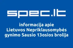Lietuvos Nepriklausomybės gynimo Sausio 13osios brolija | spec.lt