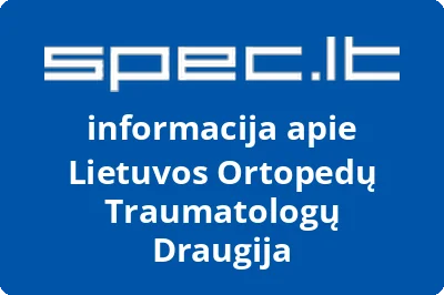 Lietuvos ortopedų traumatologų draugija