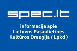 Lietuvos Pasaulietinės Kultūros Draugija ( Lpkd ) | spec.lt