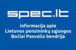 Lietuvos pensininkų sąjungos Bočiai Pasvalio bendrija | spec.lt