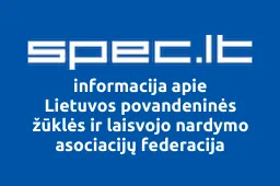 Lietuvos povandeninės žūklės ir laisvojo nardymo asociacijų federacija iliustracija