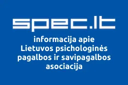 Lietuvos psichologinės pagalbos ir savipagalbos asociacija iliustracija