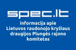 Lietuvos raudonojo kryžiaus draugijos Plungės rajono komitetas iliustracija