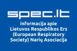 Lietuvos Respublikos Ers (European Respiratory Society) Narių Asociacija | spec.lt