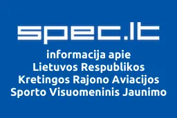Lietuvos Respublikos Kretingos Rajono Aviacijos Sporto Visuomeninis Jaunimo Klubas Skrydis | spec.lt