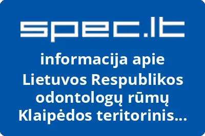 Lietuvos Respublikos odontologų rūmų Klaipėdos teritorinis skyrius