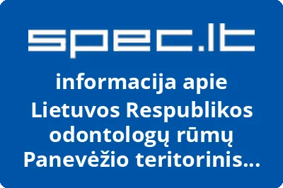 Lietuvos Respublikos odontologų rūmų Panevėžio teritorinis skyrius