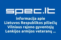 Lietuvos Respublikos piliečių Vilniaus rajono gyventojų Lenkijos armijos veteranų visuomeninis klubas Rugsėjis-39 iliustracija