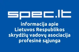 Lietuvos Respublikos skrydžių vadovų asociacija profesinė sąjunga iliustracija