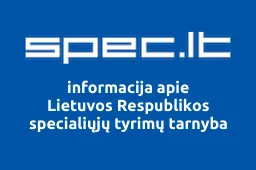 Lietuvos Respublikos specialiųjų tyrimų tarnyba iliustracija
