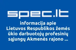 Lietuvos Respublikos žemės ūkio darbuotojų profesinių sąjungų Akmenės rajono Papilės žemės ūkio bendrovės profsąjungos organizacija | spec.lt