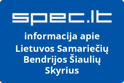 Lietuvos samariečių bendrijos Šiaulių skyrius