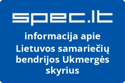Lietuvos samariečių bendrijos Ukmergės skyrius | spec.lt