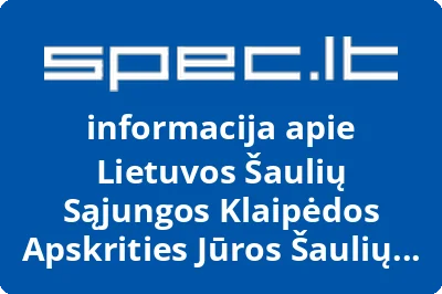 Lietuvos Šaulių Sąjungos Klaipėdos Apskrities Jūros Šaulių 3-oji Rinktinė Šilutės Šaulių 8-oji Kuopa