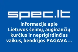 Lietuvos šeimų, auginančių kurčius ir neprigirdinčius vaikus, bendrijos PAGAVA Dzūkijos filialas | spec.lt