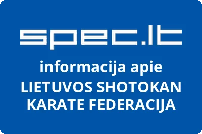 Lietuvos shotokan karate federacija