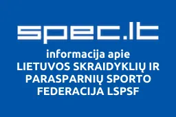 LIETUVOS SKRAIDYKLIŲ IR PARASPARNIŲ SPORTO FEDERACIJA LSPSF iliustracija