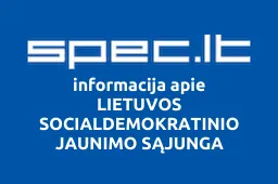 LIETUVOS SOCIALDEMOKRATINIO JAUNIMO SĄJUNGA | spec.lt