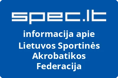 Lietuvos Sportinės Akrobatikos Federacija