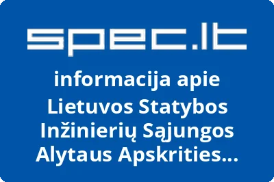 Lietuvos statybos inžinierių sąjungos Alytaus apskrities bendrija