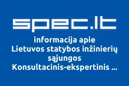 Lietuvos statybos inžinierių sąjungos Konsultacinis-ekspertinis centras, VŠĮ iliustracija