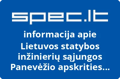 Lietuvos statybos inžinierių sąjungos Panevėžio apskrities bendrija