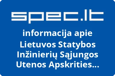 Lietuvos statybos inžinierių sąjungos Utenos apskrities bendrija