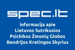 Lietuvos Sutrikusios Psichikos Žmonių Globos Bendrijos Kretingos Skyrius Laimės Žiburys