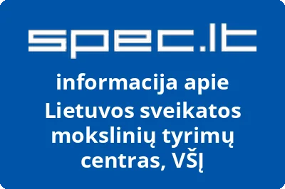 Lietuvos sveikatos mokslinių tyrimų centras, VŠĮ