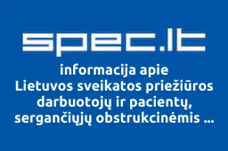 Lietuvos sveikatos priežiūros darbuotojų ir pacientų, sergančiųjų obstrukcinėmis plaučių ligomis asociacija Kvėpavimas iliustracija