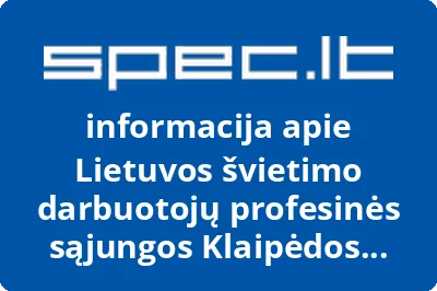 Lietuvos švietimo darbuotojų profesinės sąjungos Klaipėdos miesto susivienijimas