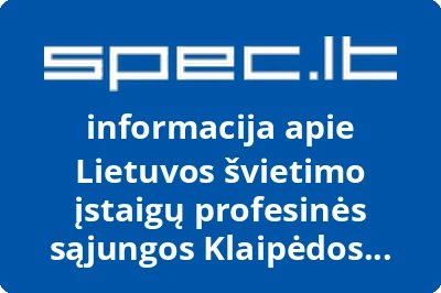 Lietuvos švietimo įstaigų profesinės sąjungos Klaipėdos rajono susivienijimas