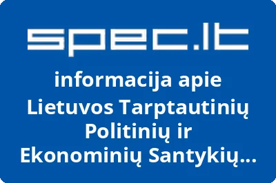 LIETUVOS TARPTAUTINIŲ POLITINIŲ IR EKONOMINIŲ SANTYKIŲ INSTITUTAS